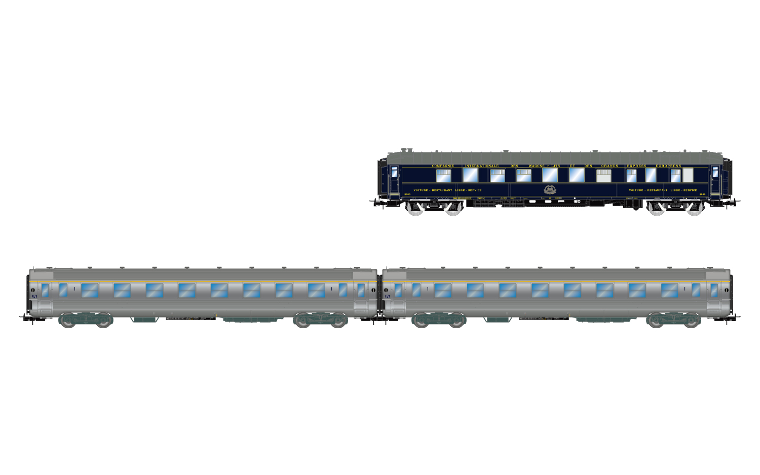 HJ4213 SNCF Wagenset "Sud Express" 3tlg. Ep.3-4
