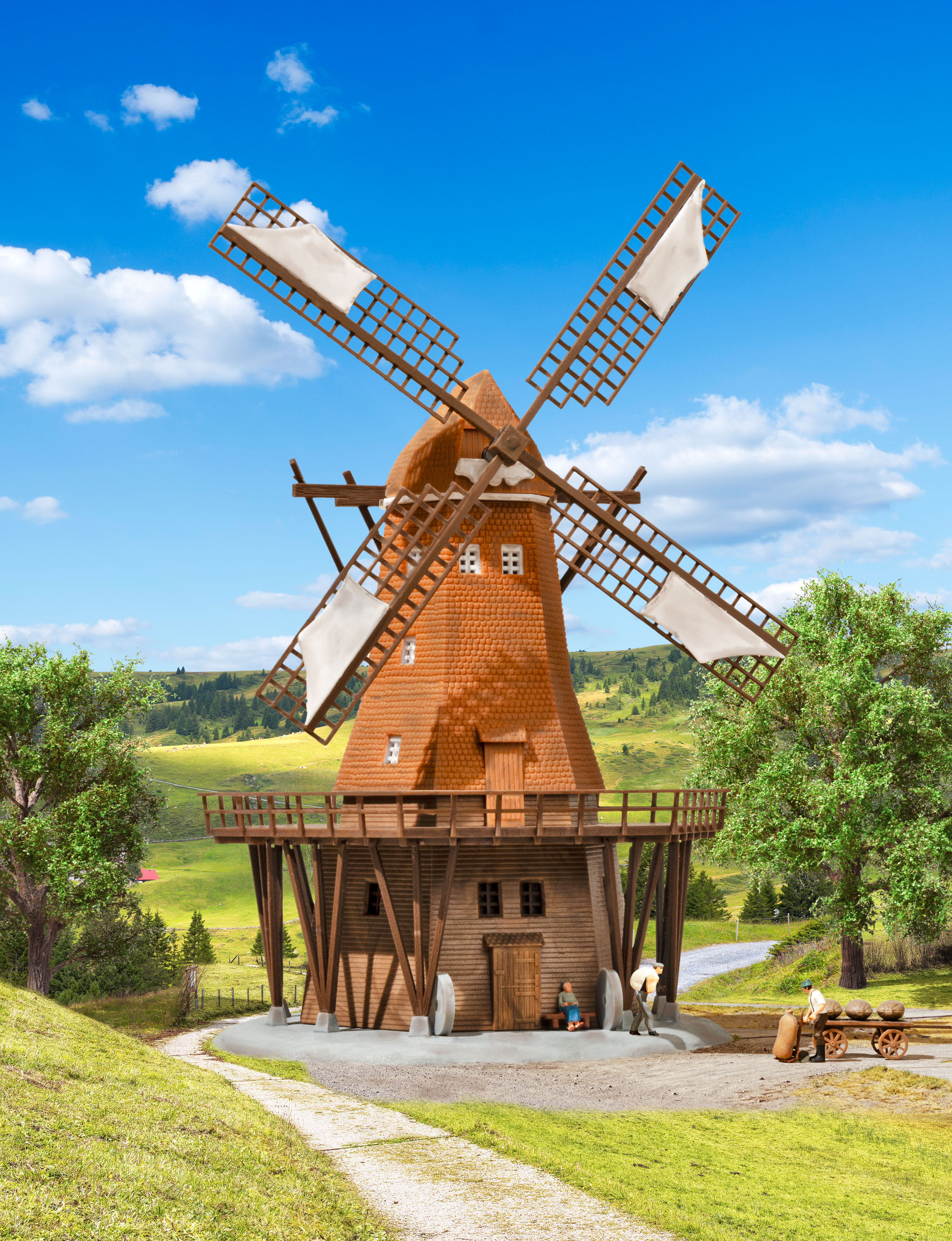 37301 Windmühle in Lemkenhafen