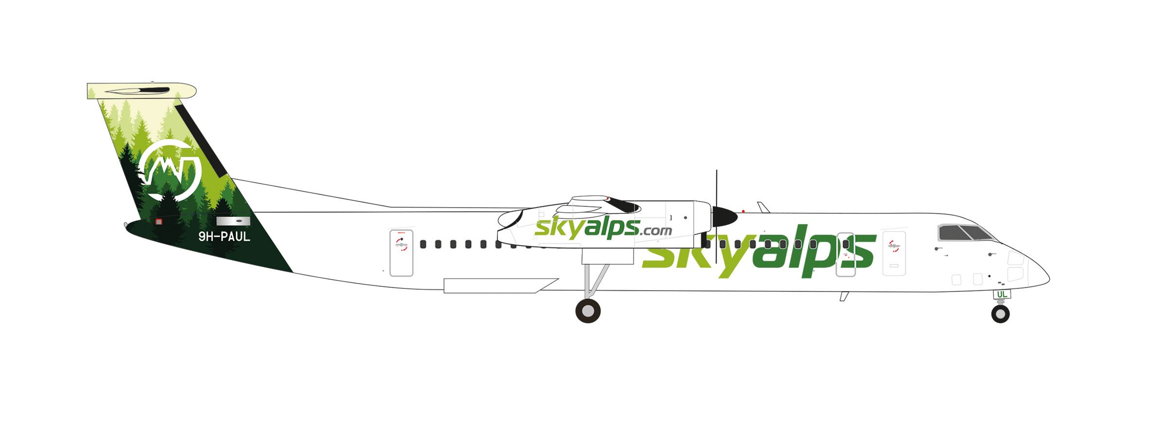 573115 Bombardier Q400 Sky Alps