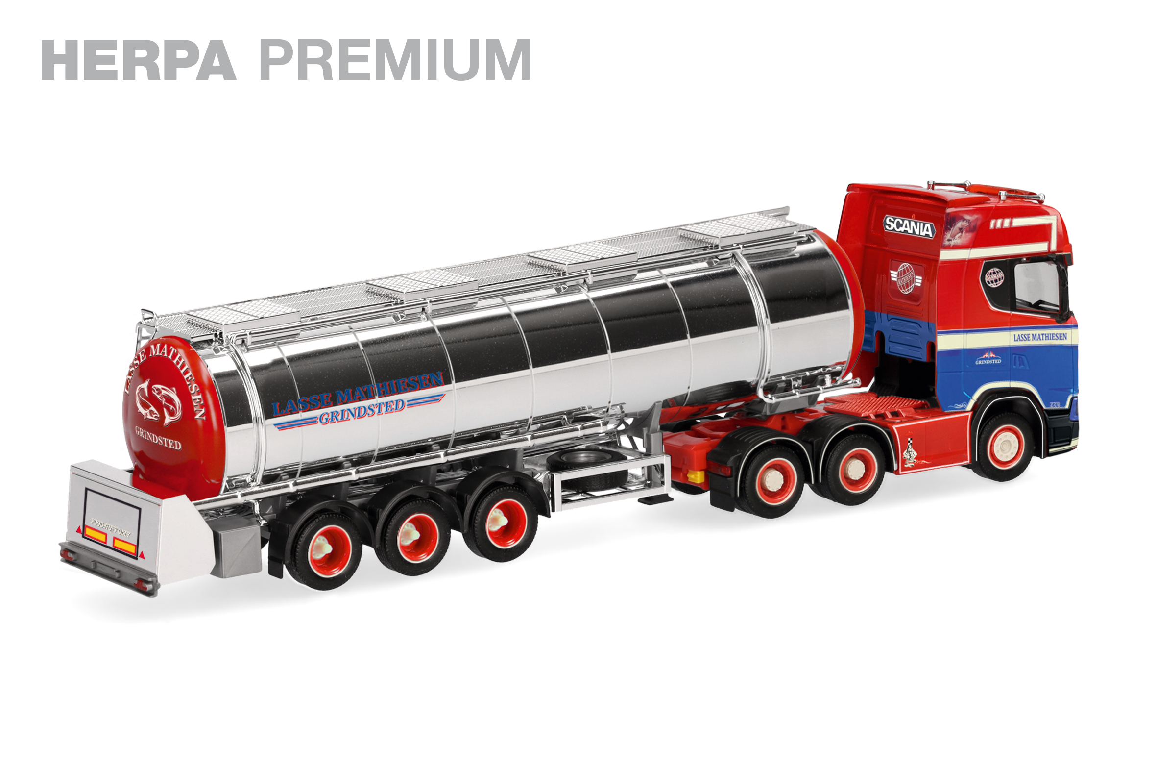 Herpa 963206 Scania CS20 Chrom-Ta-SZ Lasse Mathiesen