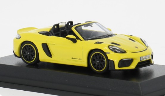 T64MC-008-RY Tarmac: Porsche 718 Spyder RS gelb