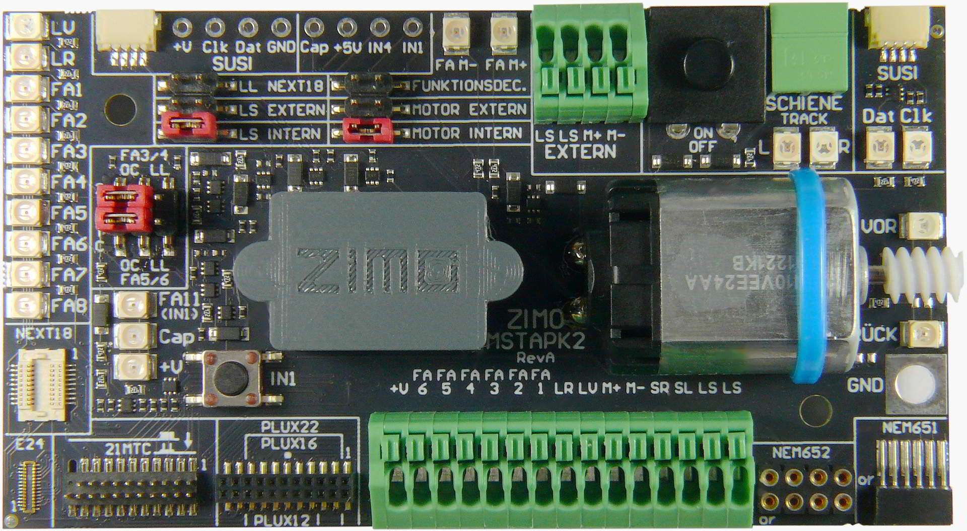 Zimo MSTAPK2 Test-u.-Anschlussplatine für Decoder