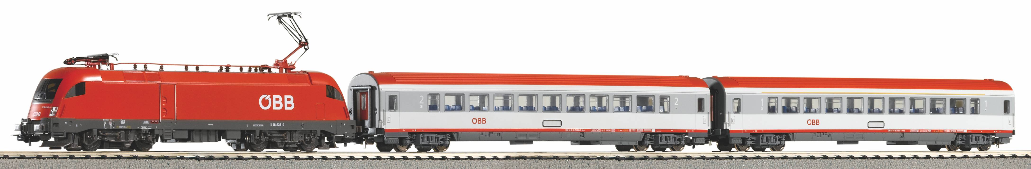 Piko 59104 PSCwlan S-Set ÖBB Taurus mit 2 Schnellzu