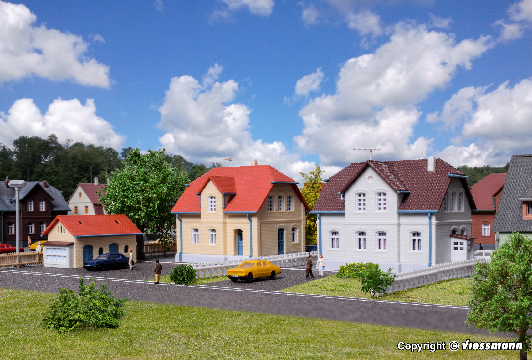 Kibri 36827 Siedlungshäuser Ruhrstraße, 2 St.