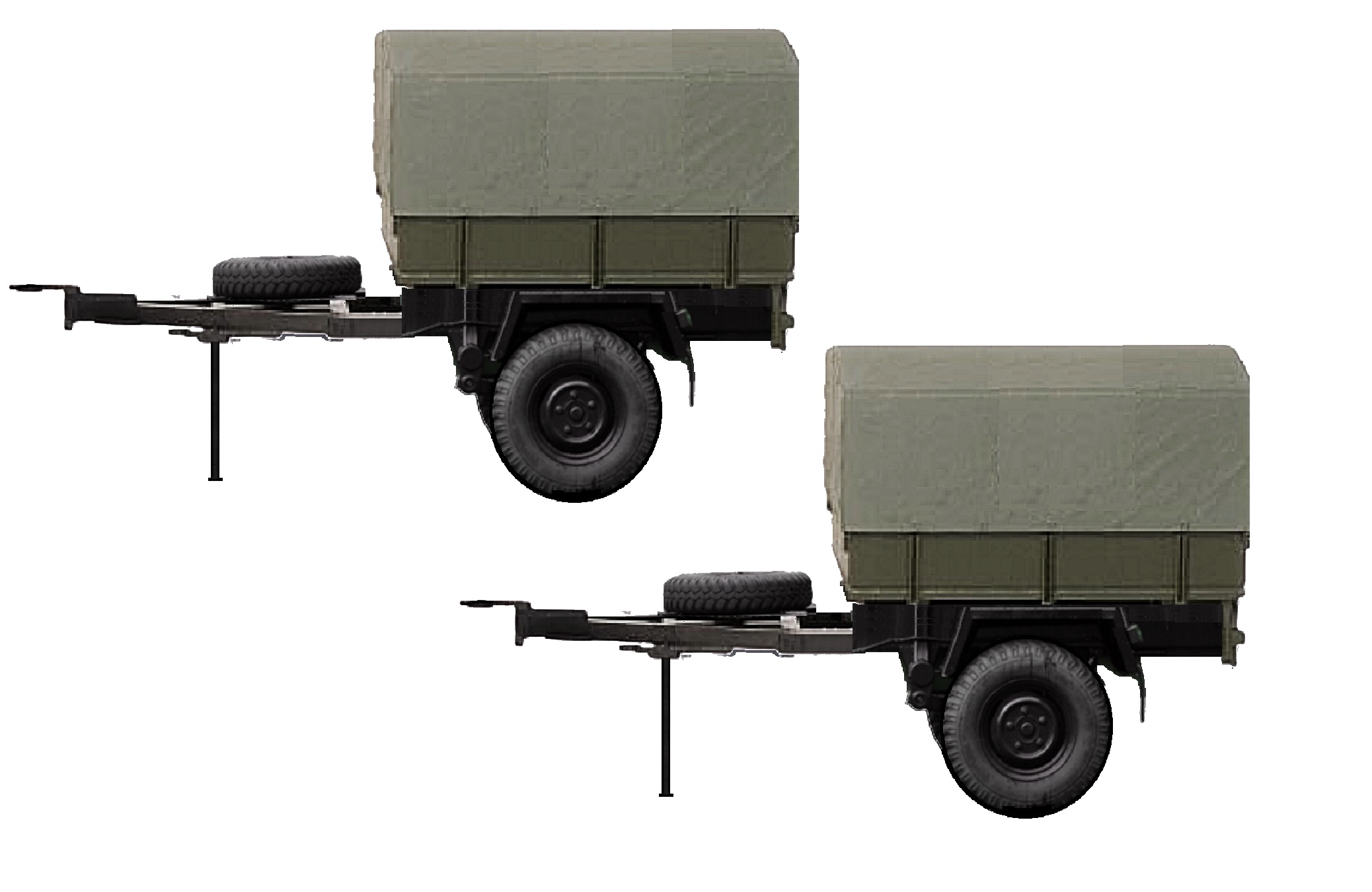 NA88321 Anhänger HL10 Hochpritsche NVA
