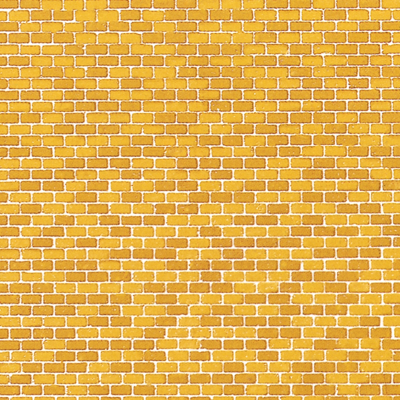 50110 Dekorpappe Ziegelmauer ocker