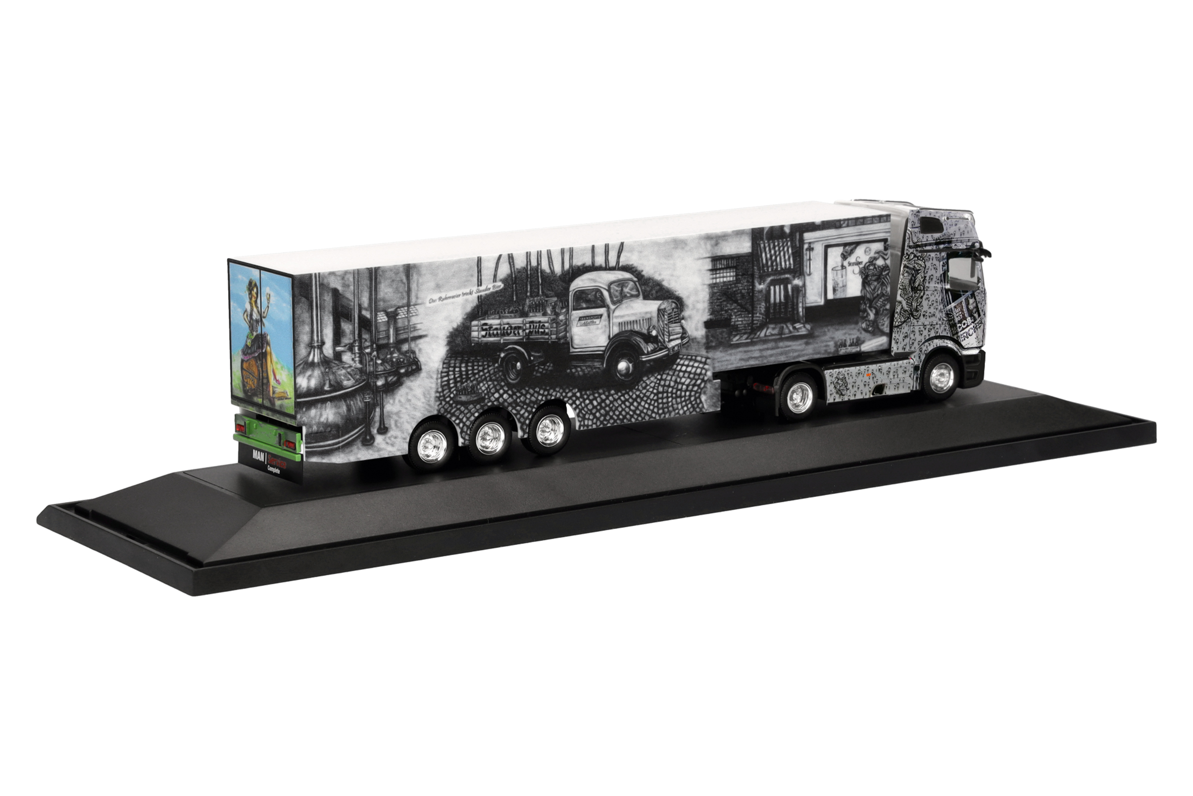 Herpa 122375 MB Actros L ProCabin KSZ Müller Transpor