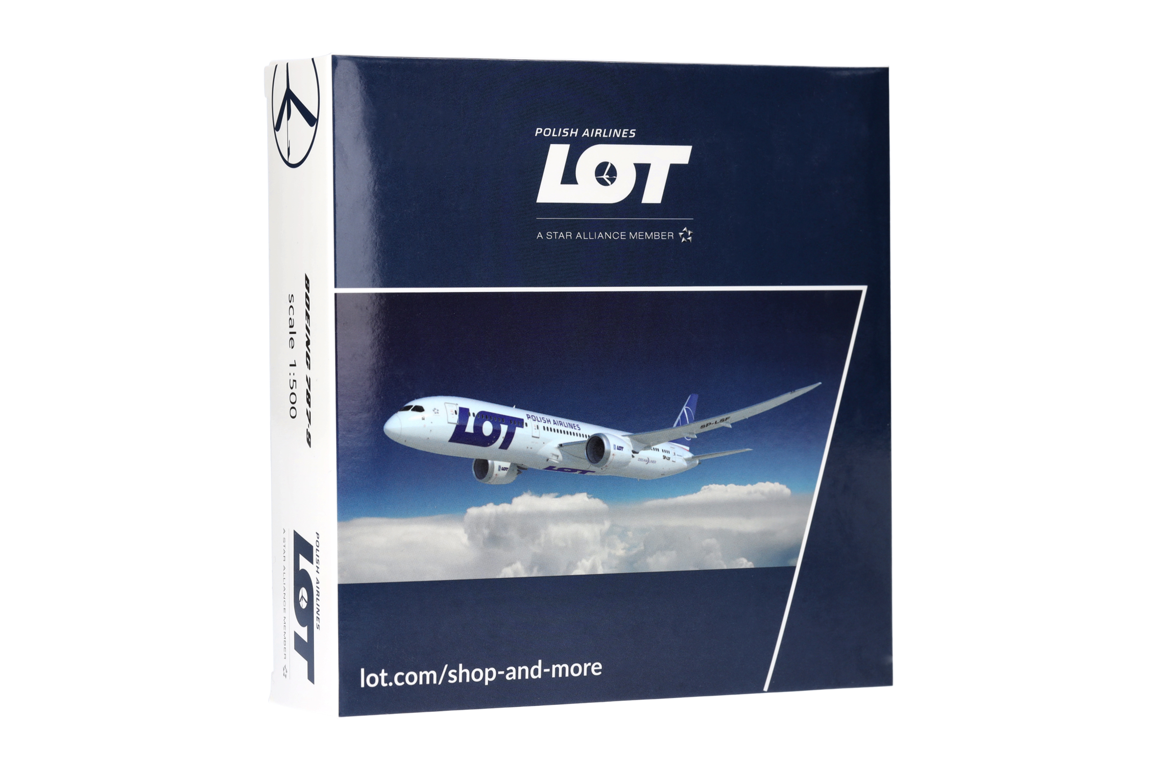 Herpa 536646-001 Boeing 787-9 Dreamliner LOT Polish Airli