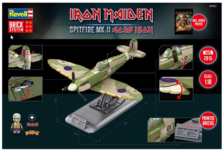 00962 RevellBrick: Iron Maiden Spitfire
