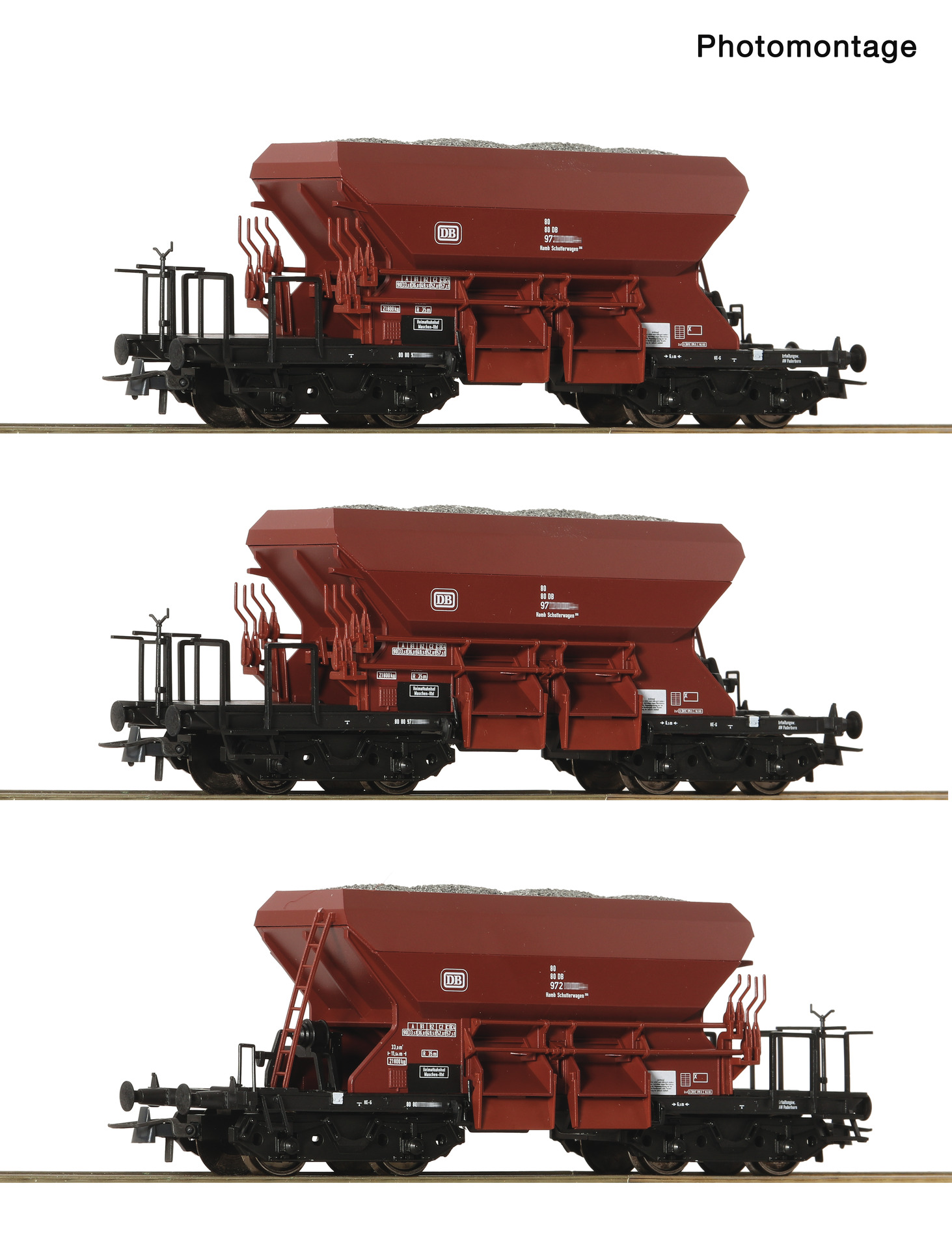 6600387 DB Schotterwagen-Set 3-tlg. Ep.4