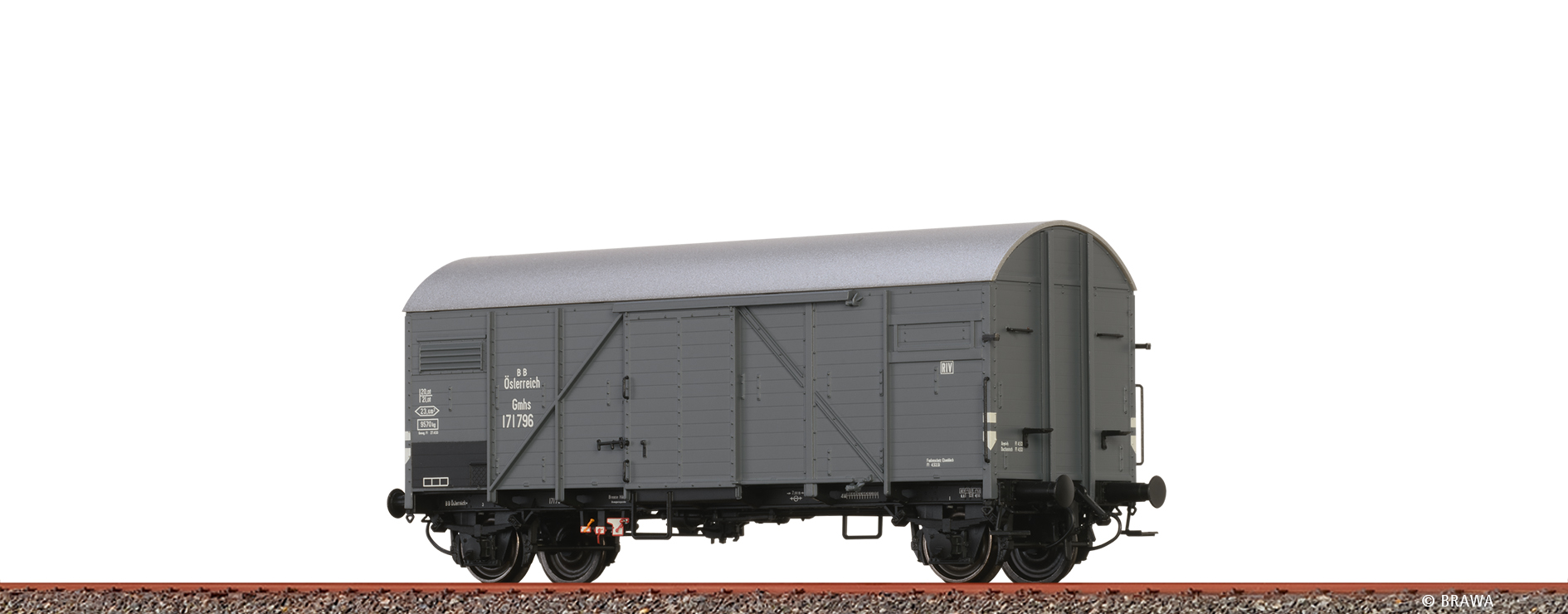 50735 BBÖ gedeckter Güterwagen Gmhs Ep.3