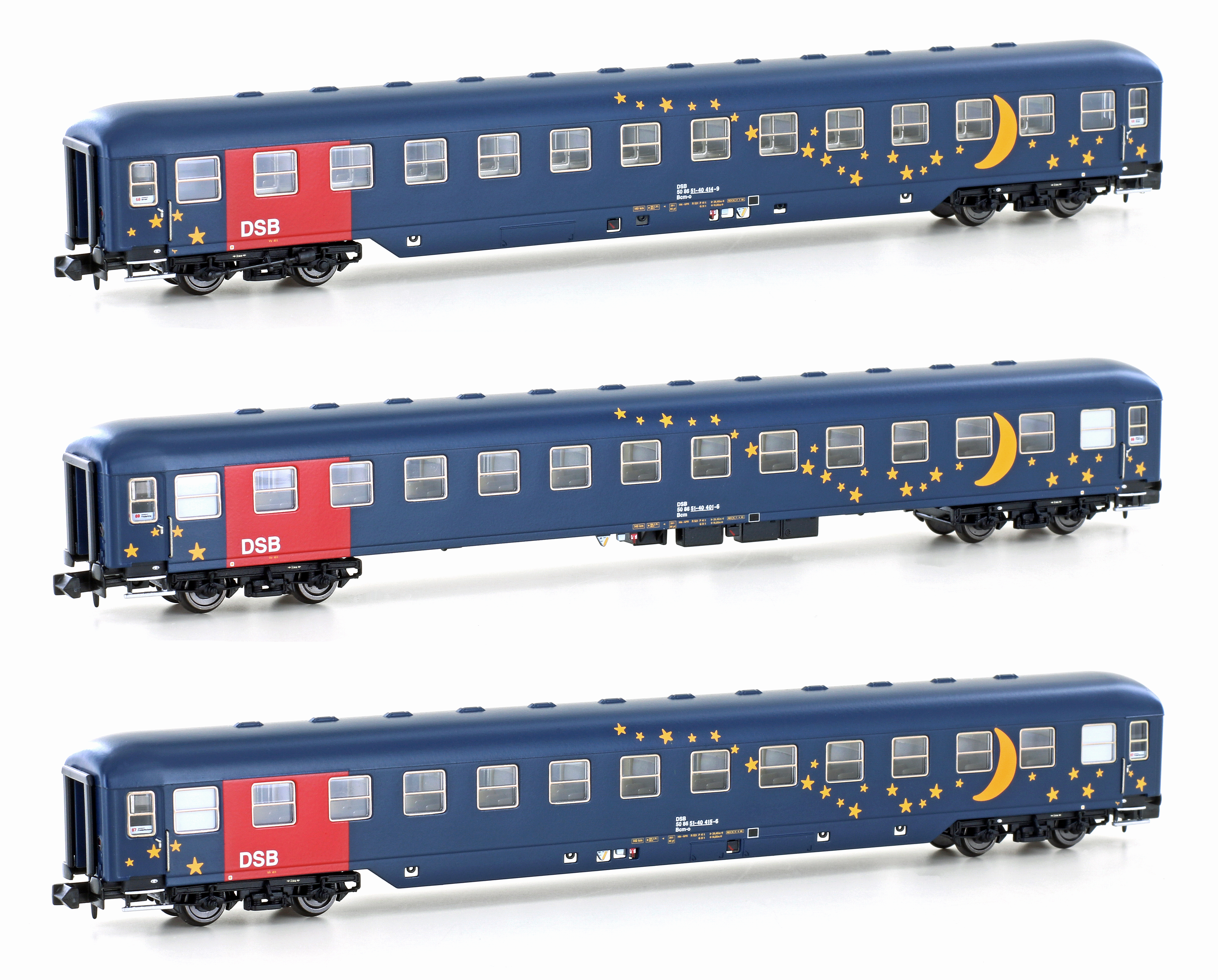 22209 DSB Liegewagen-Set 3-tlg. Bcm Ep.5