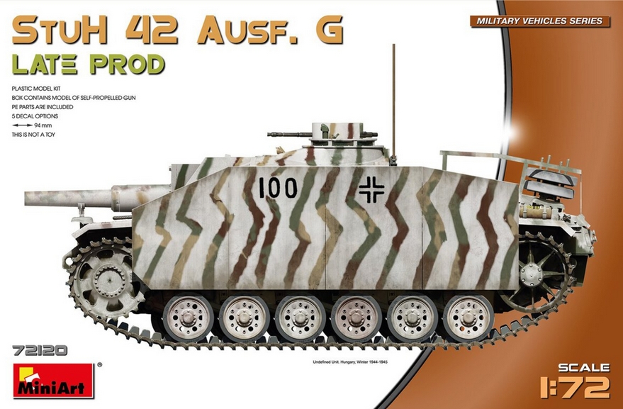 72120 Dt. StuH 42 Ausf. G Späte Prod.