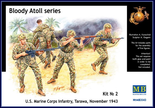MB3543 Bloody Atoll USMC Inf.Tarwa 1943