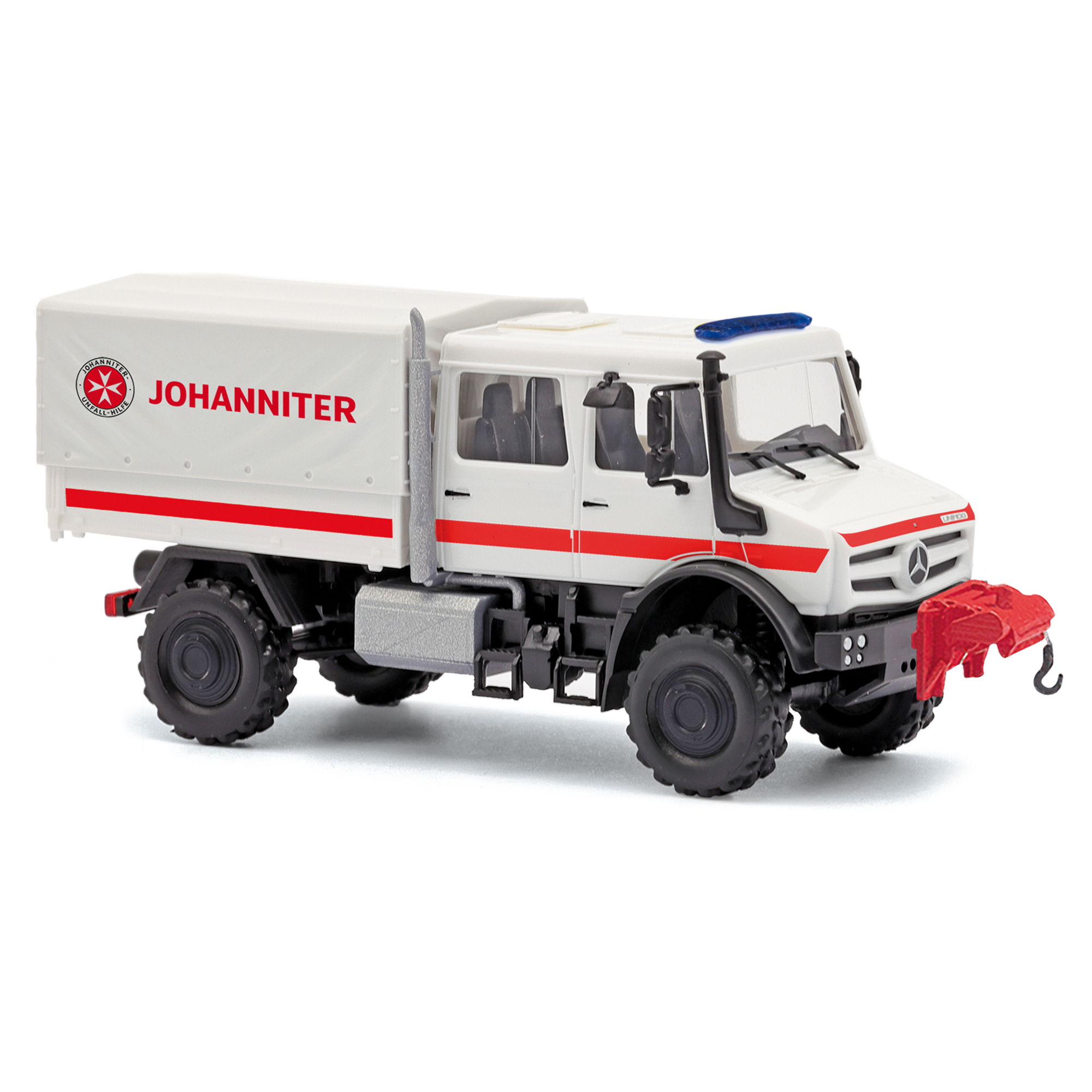 Busch Autos 51084 Unimog U5023 Doppelkabine Johanniter