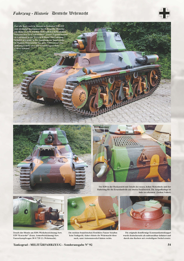 Tankograd TG92 MILITÄRFAHRZEUG N° 92