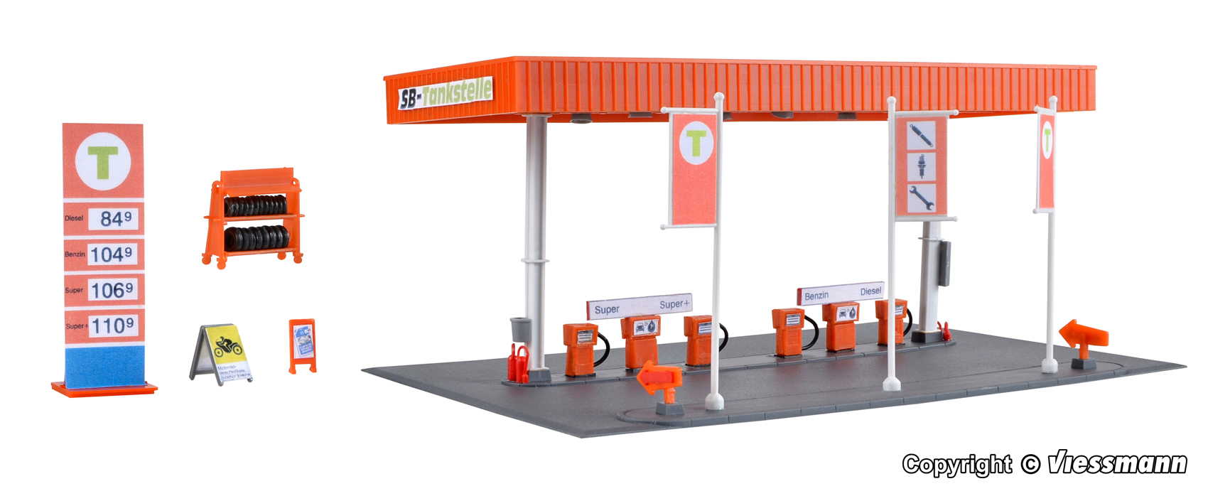 Kibri 38705 SB-Tankstelle