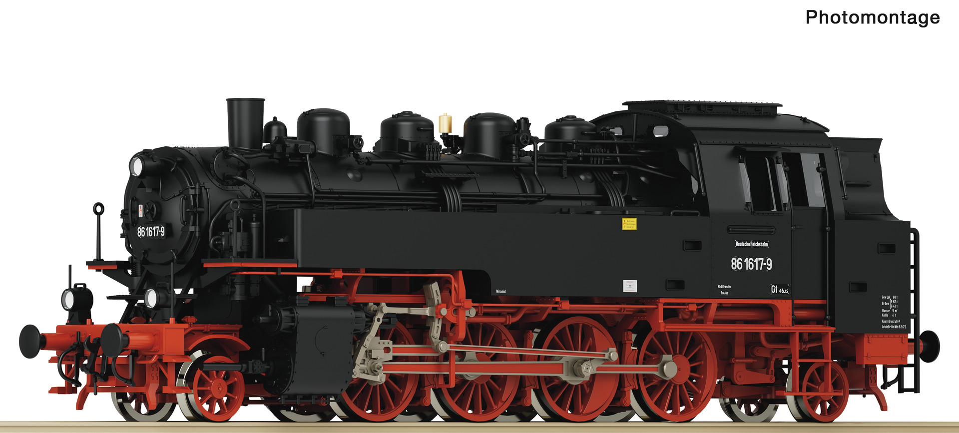 7110027 DR Dampflok 86 1617-9 Ep.4