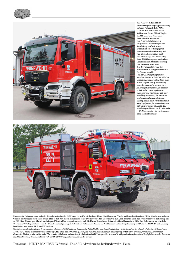 Tankograd TG5102 Fahrzeuge der ABC-Abwehrkräfte - Heute