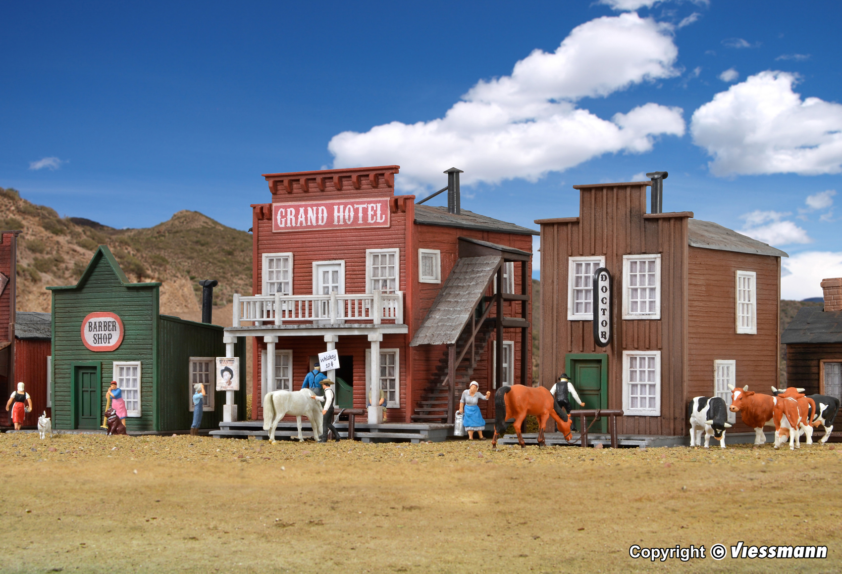 Kibri 38501 Westernhäuser Ensemble Hotels