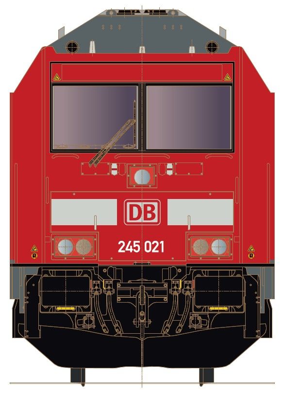 50145-02 DB Diesellok BR 245 021 Ep.6