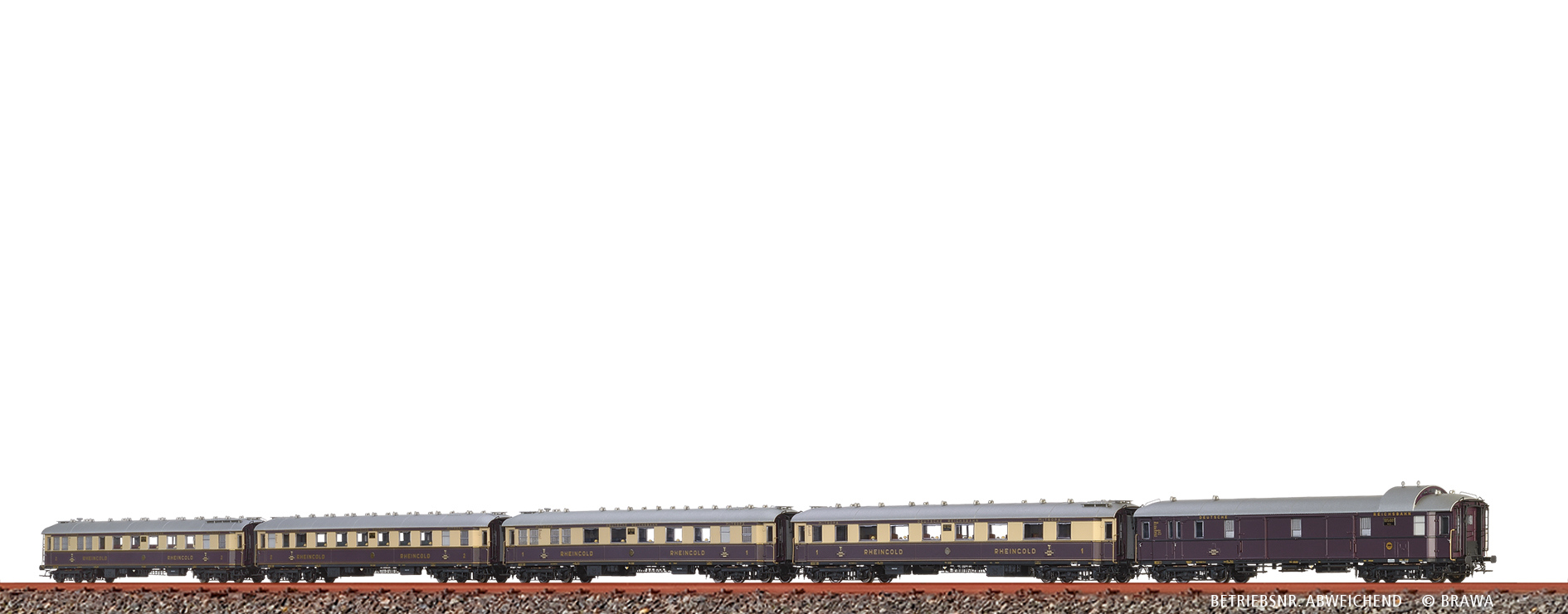 46466 DRG Rheingold Wagen-Set 5-tlg. Ep.2