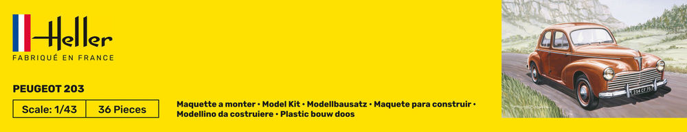 Heller 80160 Peugeot 203 - 1:43