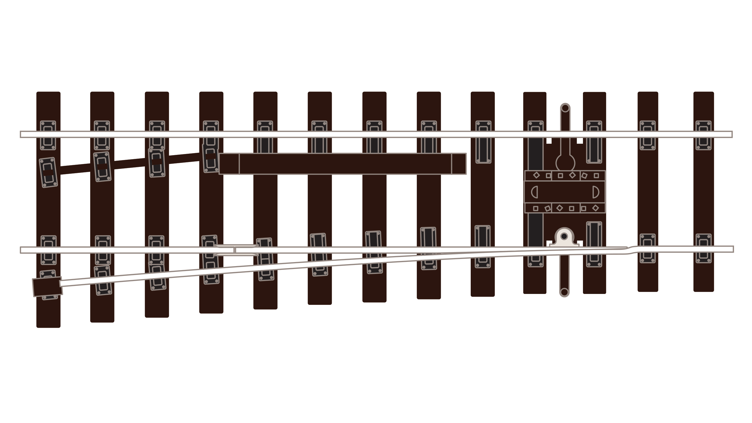 SL785BH C124 BH Gleissperre links 210 mm, INS