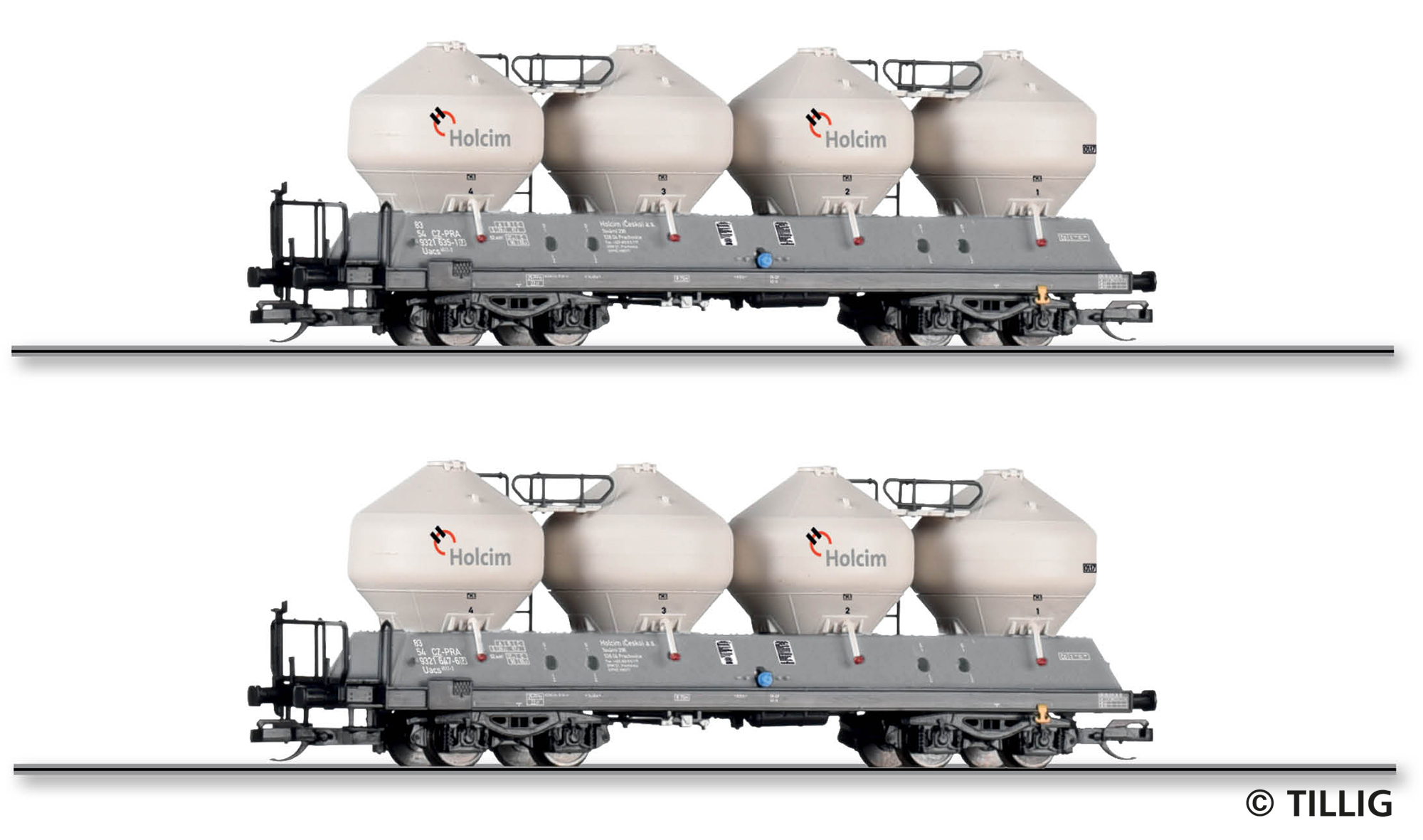 01118 Güterwagenset der Holcim (Cesko) a.s.
