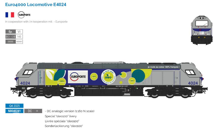 N0040241 Europorte Diesellok E4024 Oleo Ep.6