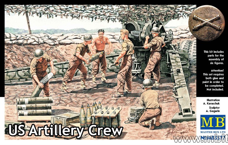 MB3577 US Artillery Crew WW II