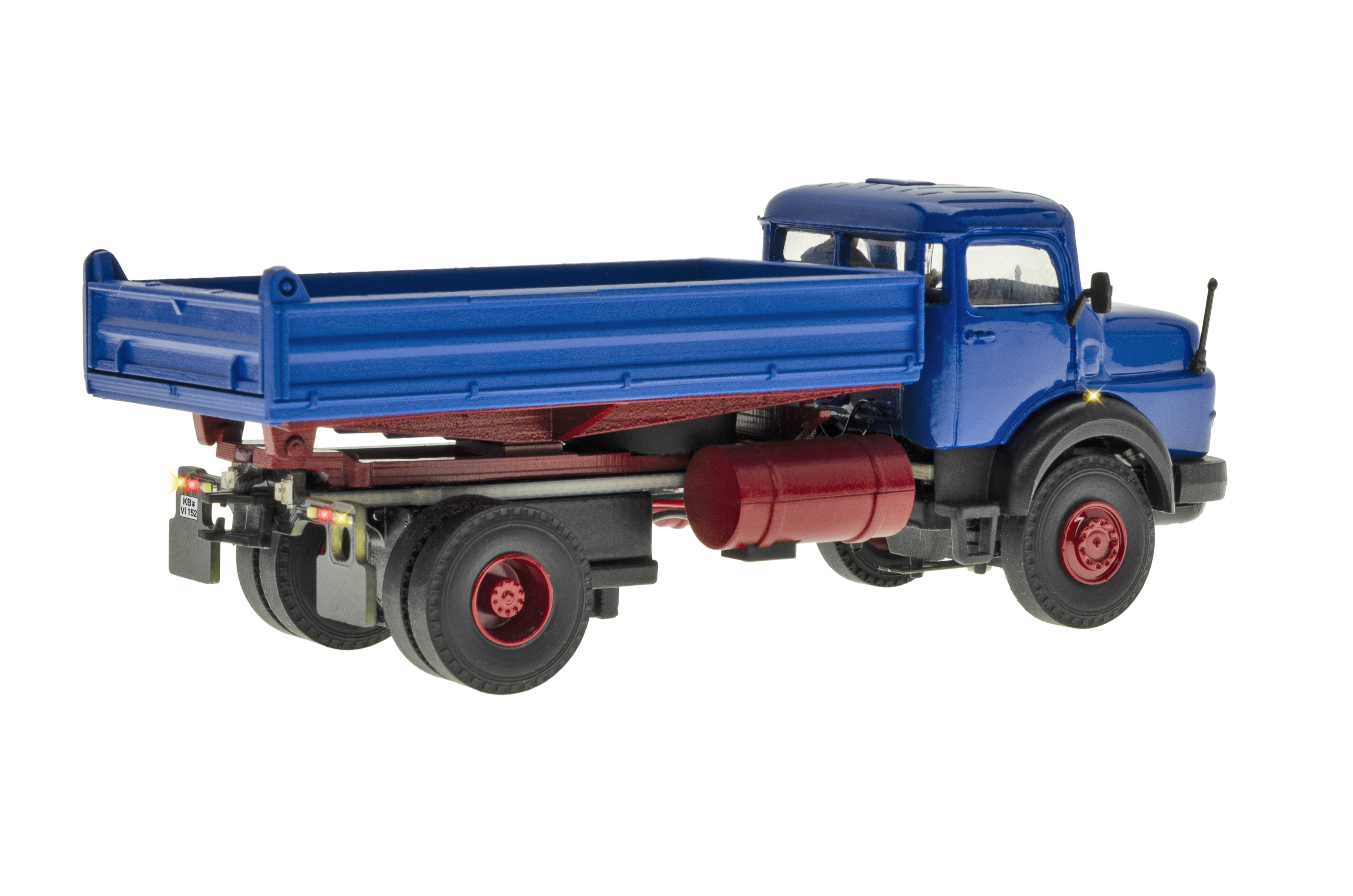 Viessmann 8152 CarMotion: MB Rundhauber Kipper blau