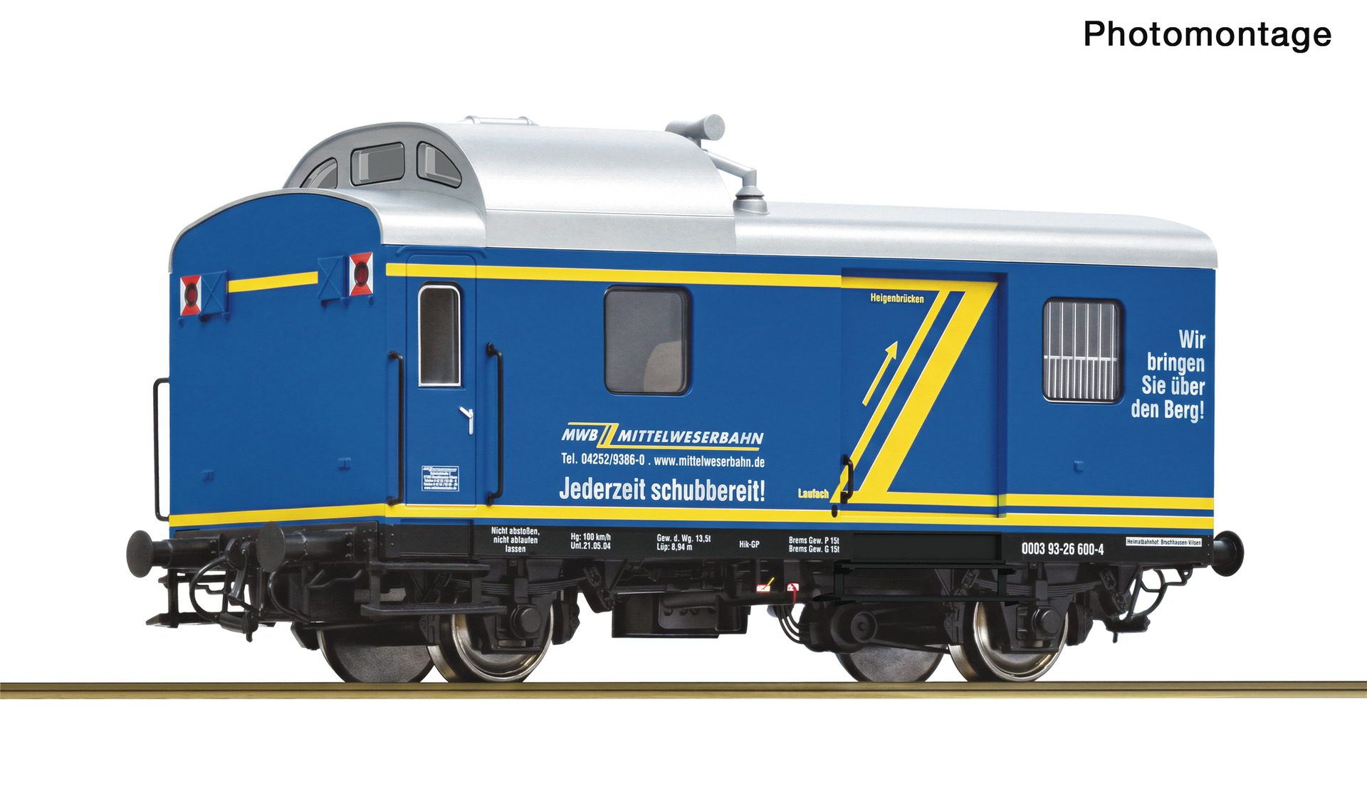 6610415 Begleitwagen Pwgs 88 MWB DCC + Innenbel