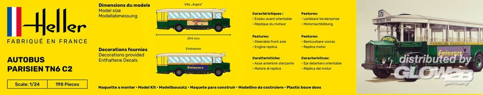 Heller 80789 Autobus TN6 C2
