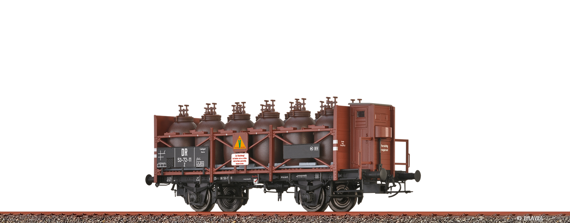 Brawa 49327 DR Säuretopfwagen Z Ep.3