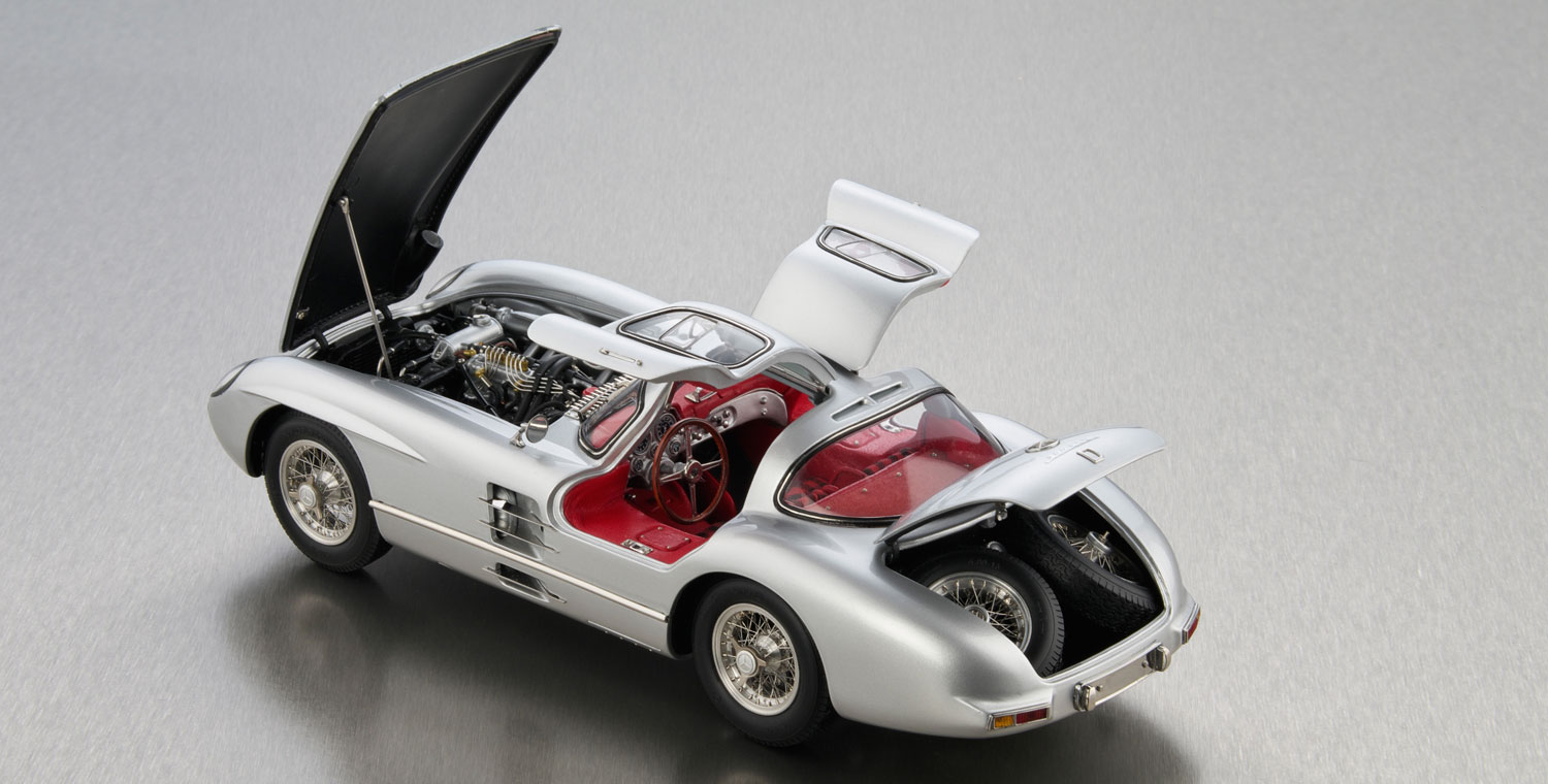 M-076 MB 300 SLR Coupé 1955, rotes Interieur