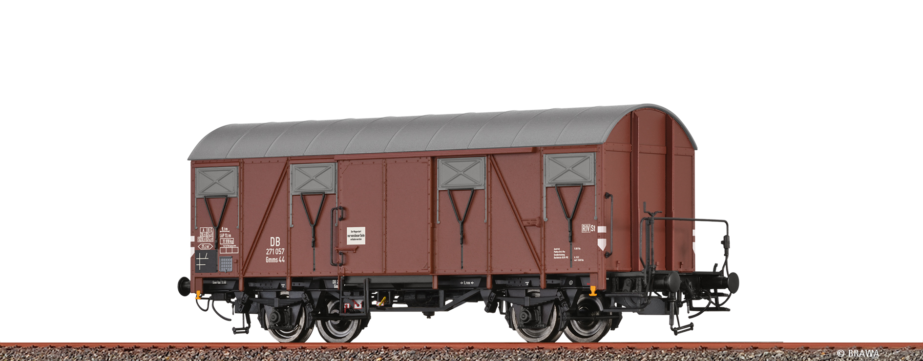 50151 DB gedeckter Güterwagen Gmms44 Ep.3