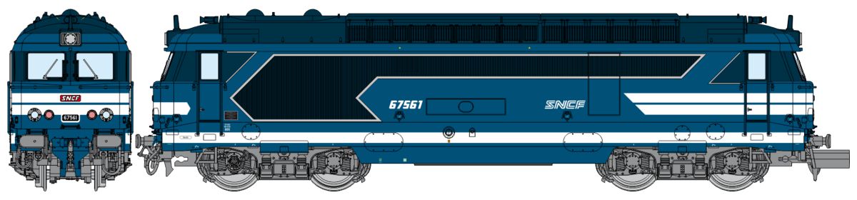 NW-335 SNCF Diesellok BB 67561 Ep.4/5