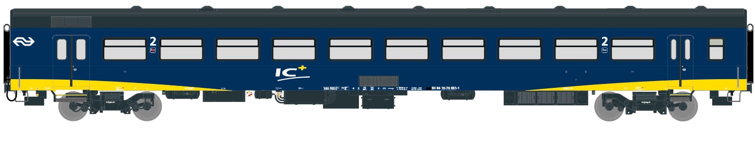 Exact-train 11123 NS Reisezugwagen ICR Plus B Ep.4