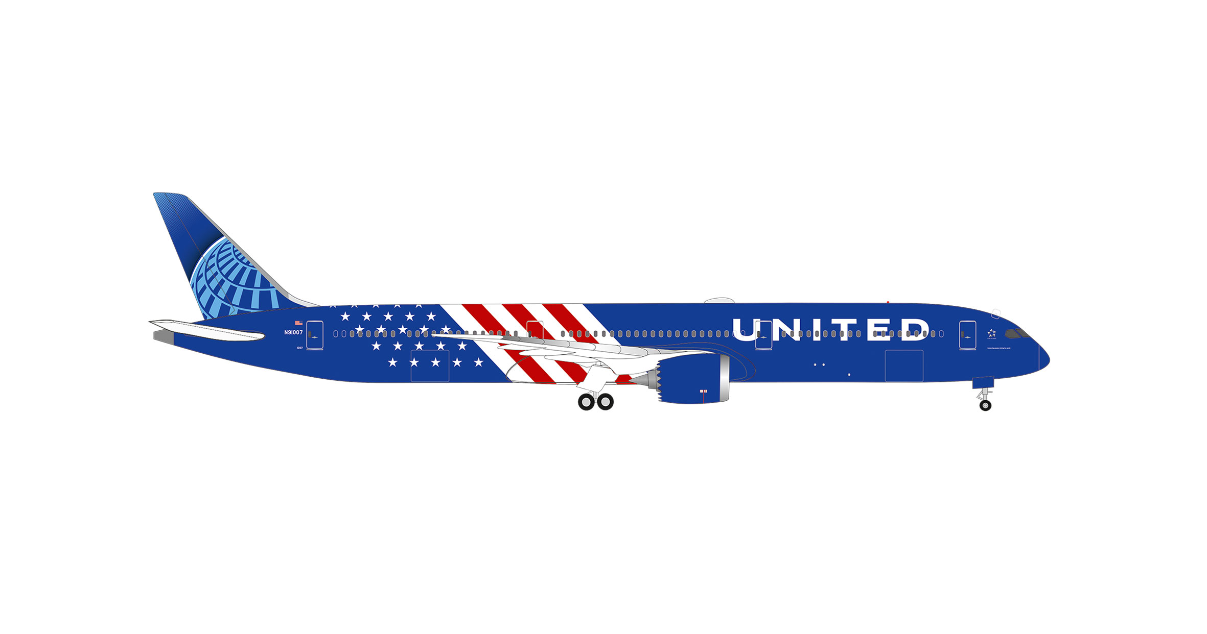 539906 Boeing 787-10 Dreamliner United Airlines