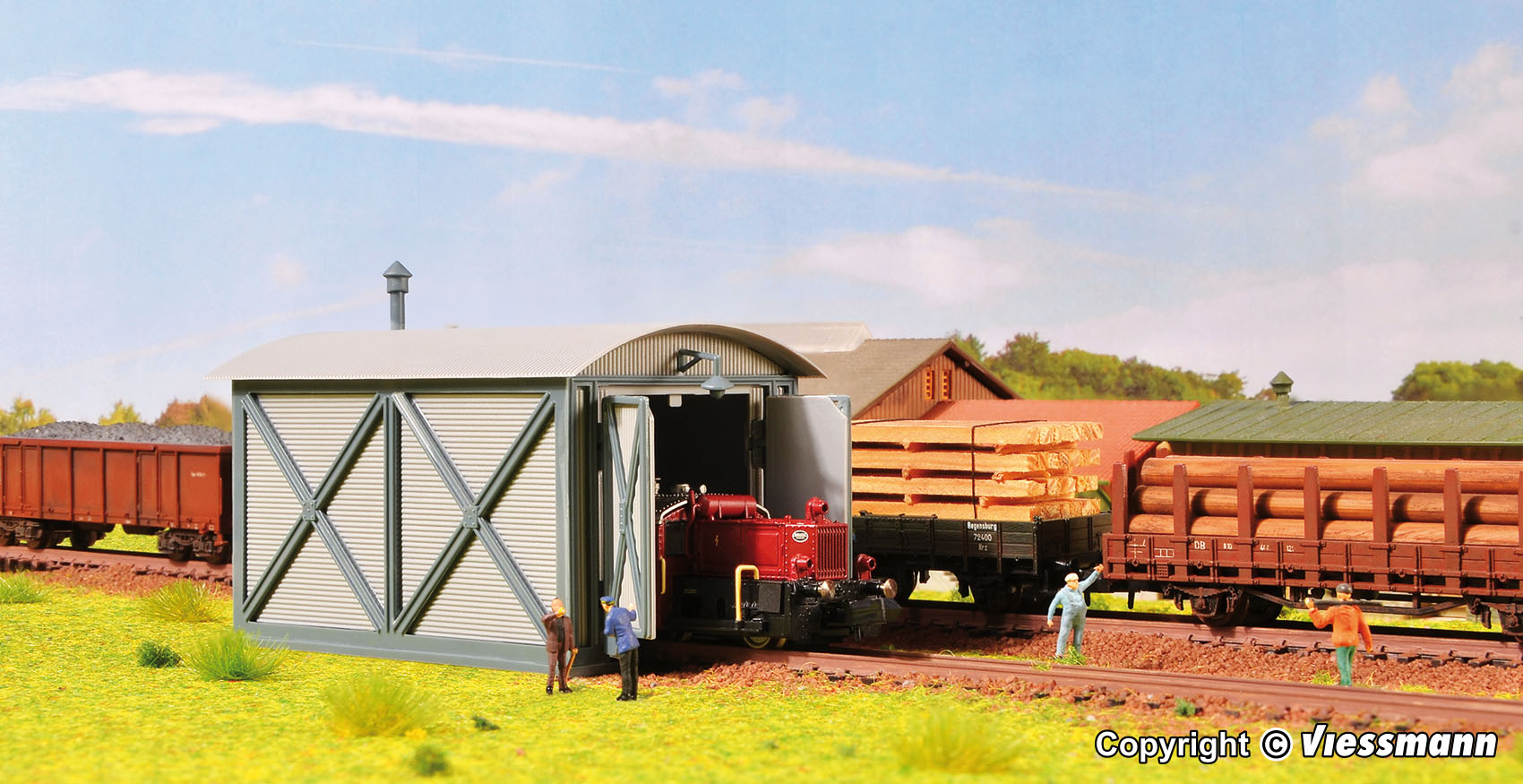 47610 Lokschuppen für Köf, einständig