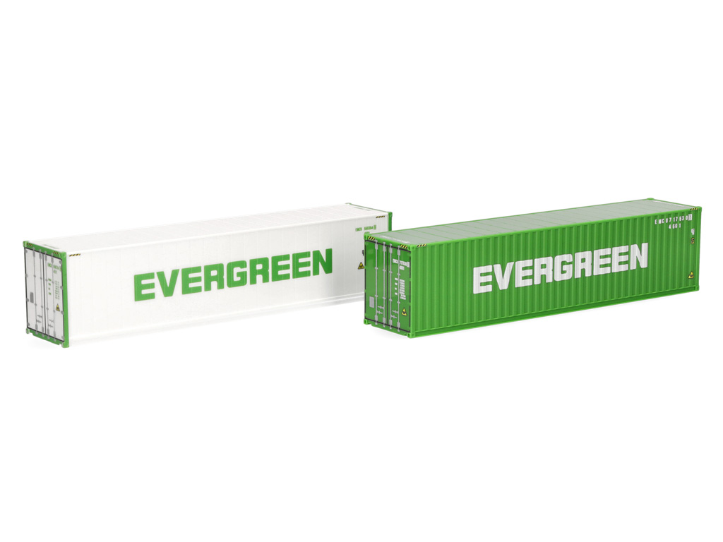 076449-007 2x 40ft. Container Set Evergreen