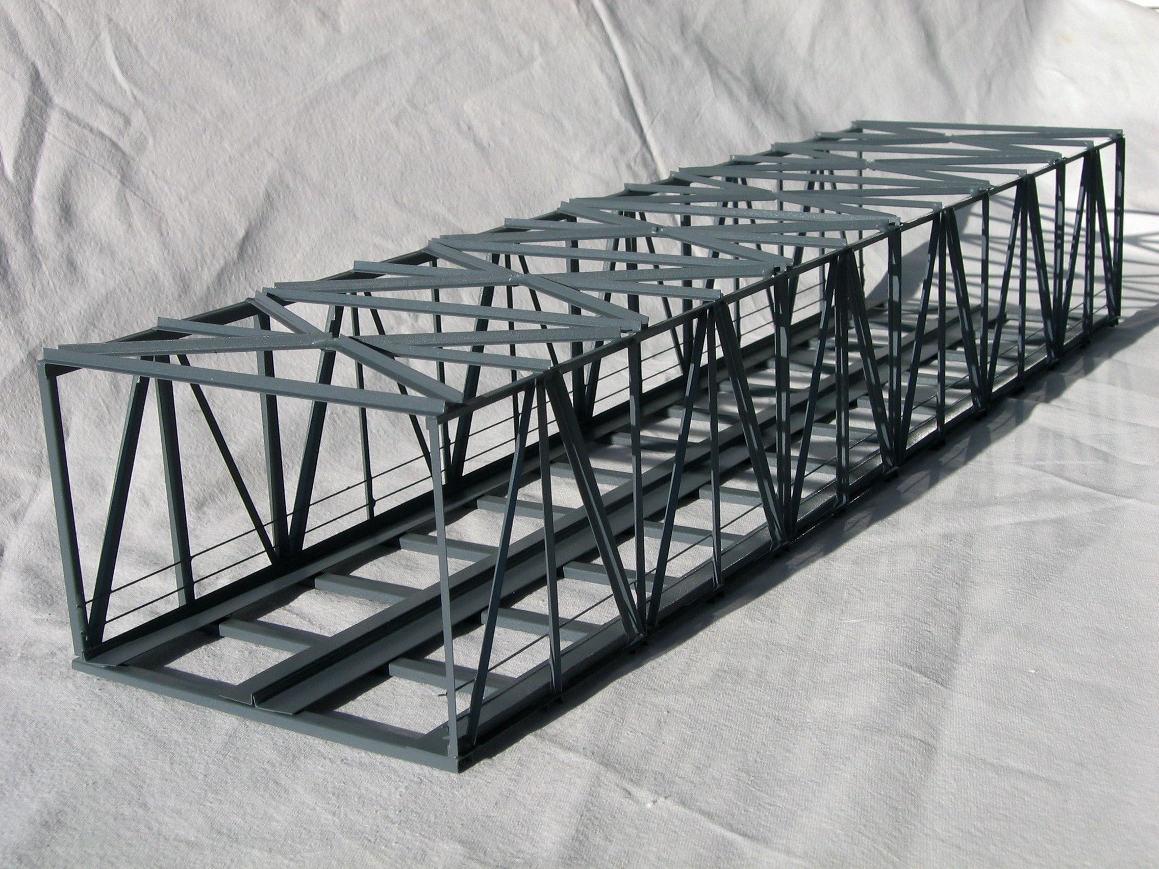 Hack K42R-2 Kastenbrücke 42 cm rechteckig 2-gleisig