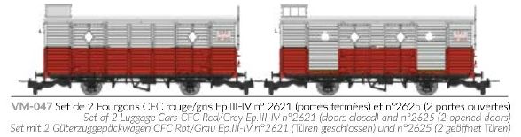 VM-047 CFC Gepackwagen-Set 2-tlg. Ep.3/4