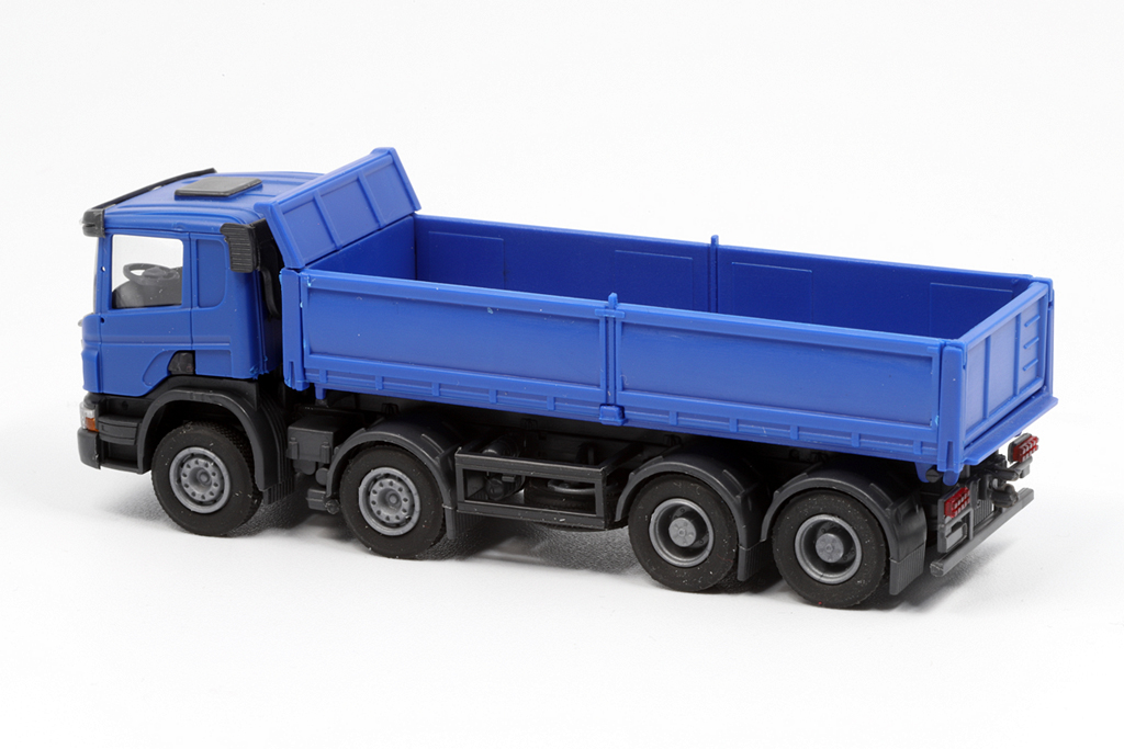 OLM Design OLM-336 Scania P Pritschen-Kipp-Lkw (4a) blau