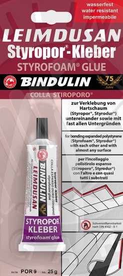 por9 LEIMDUSAN Styropor®-Kleber  25 g Tube
