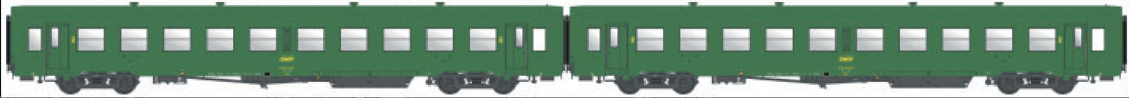 MW40032 SNCF Personenwagen-Set USIB10t U61 Ep.4a