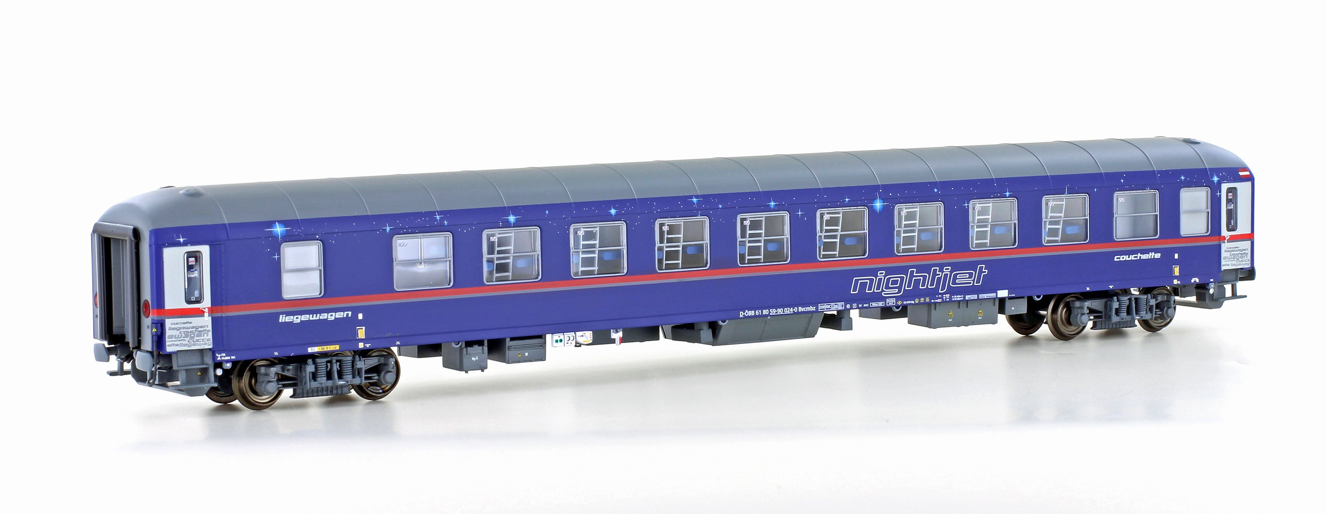LS Models MW2119 ÖBB Nightjet Wagen-Set NJ425 4-tlg. Ep.6