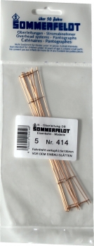 Sommerfeldt 414 DB Fahrdraht verkupfert 0,5 x 135 mm