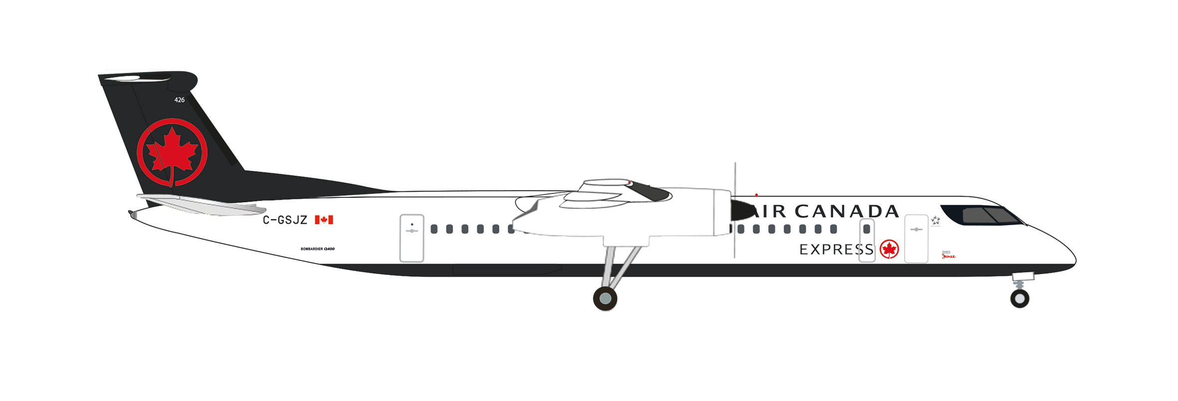 538091 Bombardier Q400 Air Canada